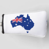 Australien-Flagge Golf Headcover (Vorderseite)