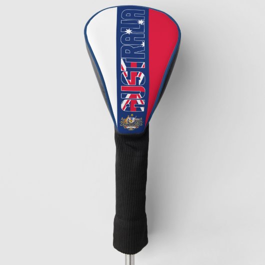 Australien Flagge Gorgetic Patriotic Golf Headcover (Vorderseite)