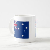 Australien-Flagge Kaffeetasse (Vorderseite Links)