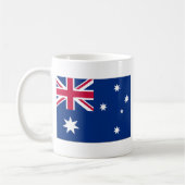 Australien-Flagge Kaffeetasse (Links)