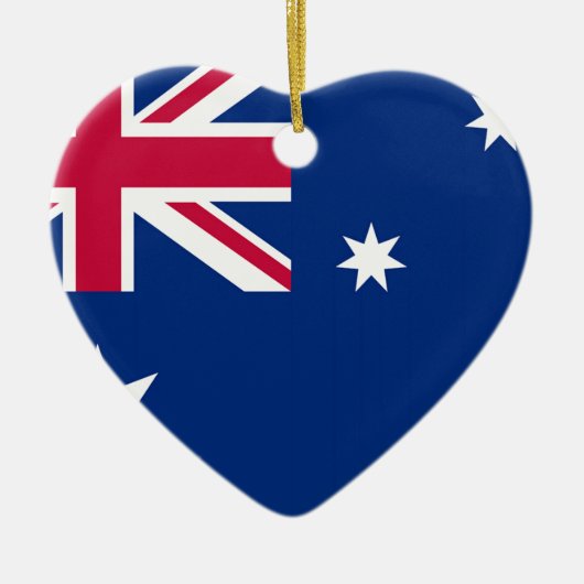 Australien-Flagge Keramikornament (Vorne)