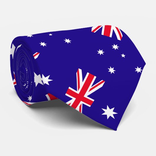 Australien-Flagge Krawatte (Gerollt)