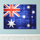 Australien-Flagge Leinwanddruck (Insitu (Holzboden))