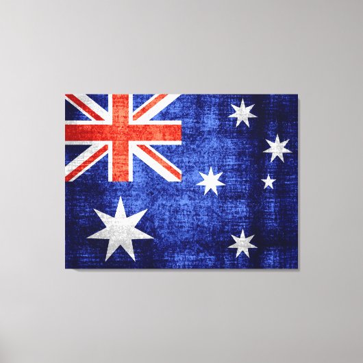 Australien-Flagge Leinwanddruck (Vorderseite)