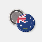 Australien Flagge Magnet (Vorderseite/Rückseite)