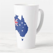 Australien-Flagge Milchtasse (Rechte Ecke)