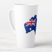 Australien-Flagge Milchtasse (Linke Ecke)