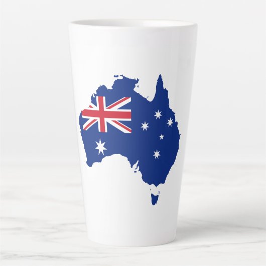 Australien-Flagge Milchtasse (Vorderseite)