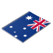 Australien-Flagge Notizblock (Linke Seite)