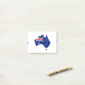 Australien-Flagge Post-it Klebezettel (Auf Schreibtisch)