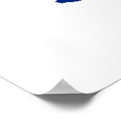 Australien-Flagge Poster (Ecke)