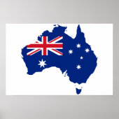Australien-Flagge Poster (Vorne)