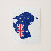 Australien-Flagge Puzzle (Vertikal)