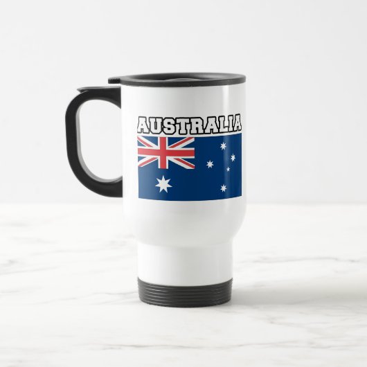 Australien-Flagge Reisebecher (Links)