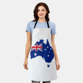 Australien-Flagge Schürze (Getragen)