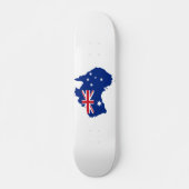 Australien-Flagge Skateboard (Vorne)