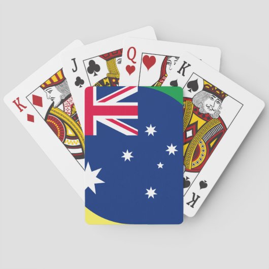 AUSTRALIEN FLAGGE SPIELKARTEN (Rückseite)