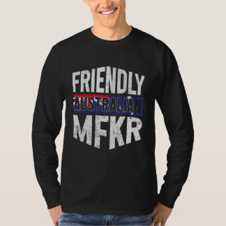 Australien-Flagge Stolze australische Männer und F T-Shirt