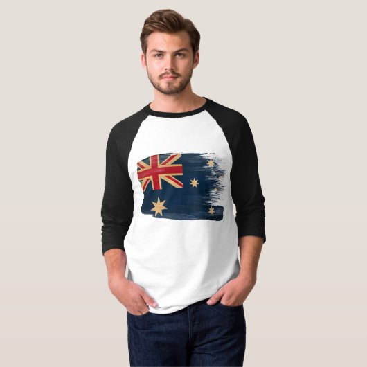 Australien-Flagge T-Shirt (Vorne ganz)