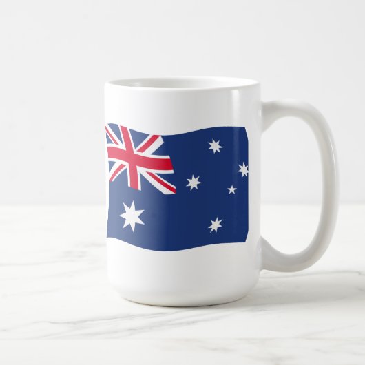 Australien-Flagge-Tasse Kaffeetasse (Rechts)
