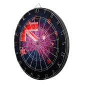 Australien Flagge und Karte #3 Dartscheibe (Vorderseite rechts)