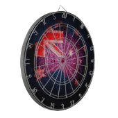 Australien Flagge und Karte #3 Dartscheibe (Vorderseite Links)