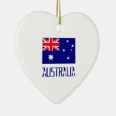 Australien - Flagge und Wort Keramik Ornament (Rechts)
