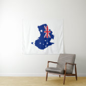 Australien-Flagge Wandteppich (Beispiel (Horizontal))