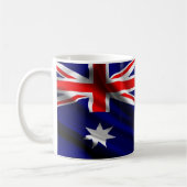 Australien-Flaggen-Gewebe Kaffeetasse (Links)