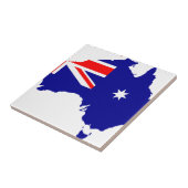 Australien-Flaggen-Karte Fliese (Seite)