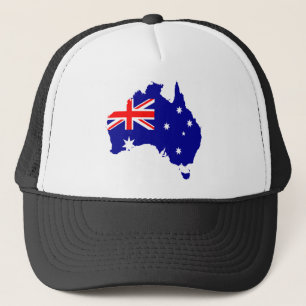 Australien-Flaggen-Karte Truckerkappe