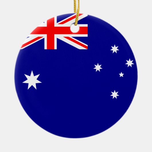 Australien Flaggen Keramik Ornament (Vorne)