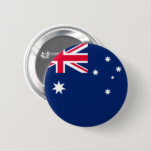 Australien-Flaggen-Knopf Button (Vorne & Hinten)