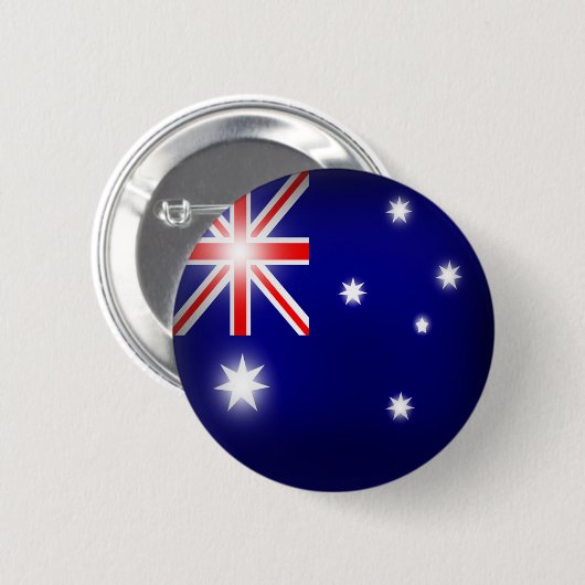 Australien-Flaggen-Knopf Button (Vorne & Hinten)