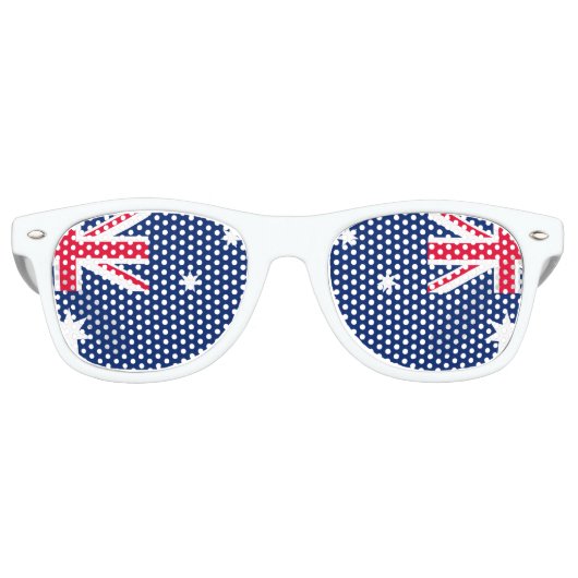 Australien Flaggen Party Shades Sonnenbrille (Vorderseite)