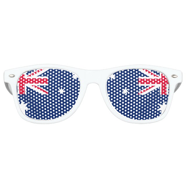 Australien Flaggen Party Shades Sonnenbrille (Vorderseite)