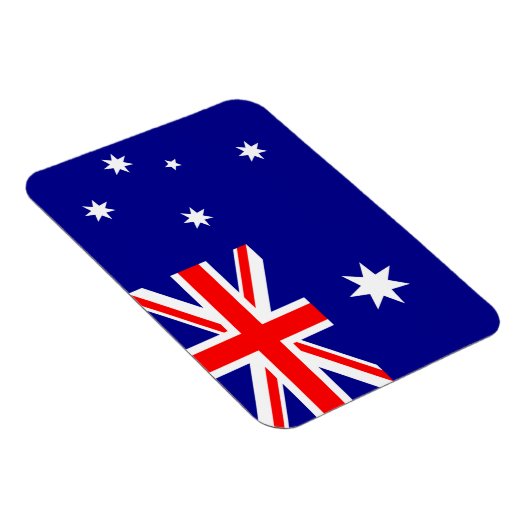 Australien Flaggen Premium Magnet (Rechte Seite)