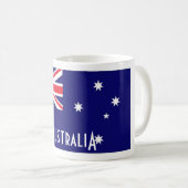 Australien-Flaggen-Tasse Kaffeetasse (VorderseiteRechts)