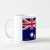 Australien-Flaggen-Tasse Kaffeetasse (Links)