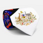 Australien Flaggen und Herz Australien Nationalsto Krawatte (Gerollt)