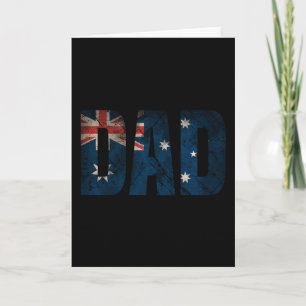 Australien Flaggen Vater Shirt Vater Tag Australie Karte