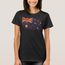 Australien Flaggen Vintages Design Frauen Schwarz