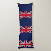 Australien Flaggendesign im Carbon Fibre Chrome-De Seitenschläferkissen (Rückseite (Vertikal))