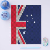 Australien Flaggendesign im Carbon Fibre Chrome St Flyer (Einzeln)
