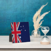 Australien Flaggendesign im Carbon Fibre Chrome St Fotoplatte (InSitu)
