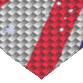 Australien Flaggendesign in Carbon-Chrome-Stilen Tischdecke (Schrägansicht)