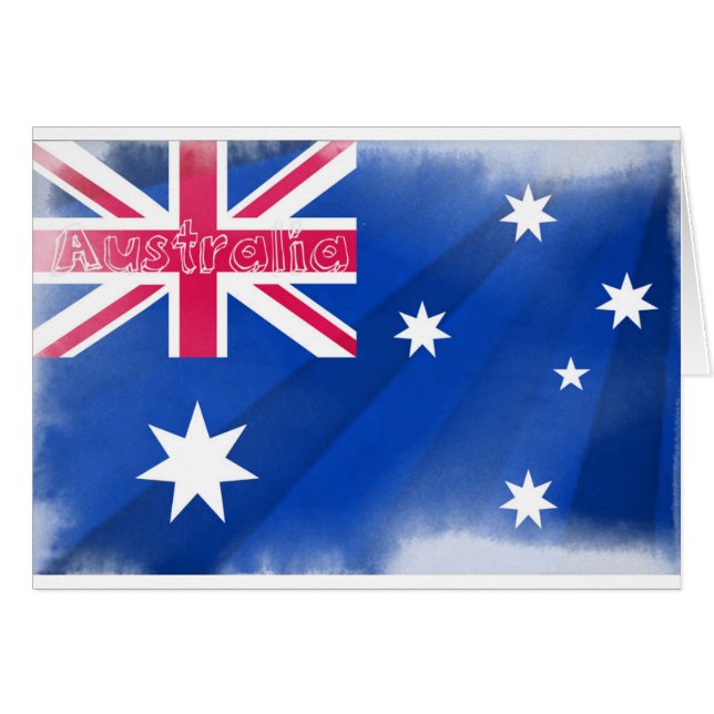 Australien Flaggenflagge (Vorderseite (Horizontal))