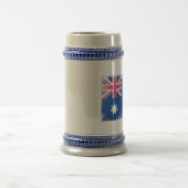 Australien Flaggenflagge Bierglas (Mittel)