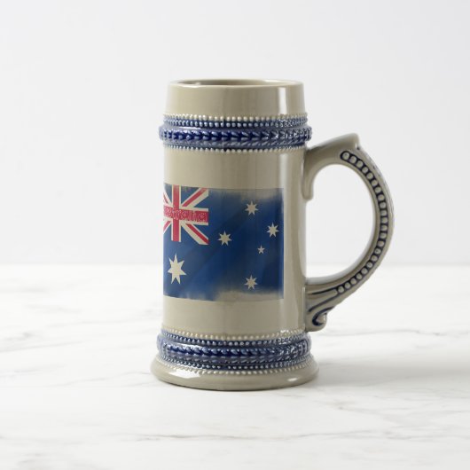 Australien Flaggenflagge Bierglas (Rechts)