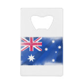 Australien Flaggenflagge Geldbeutel Flaschenöffner (Vorderseite)